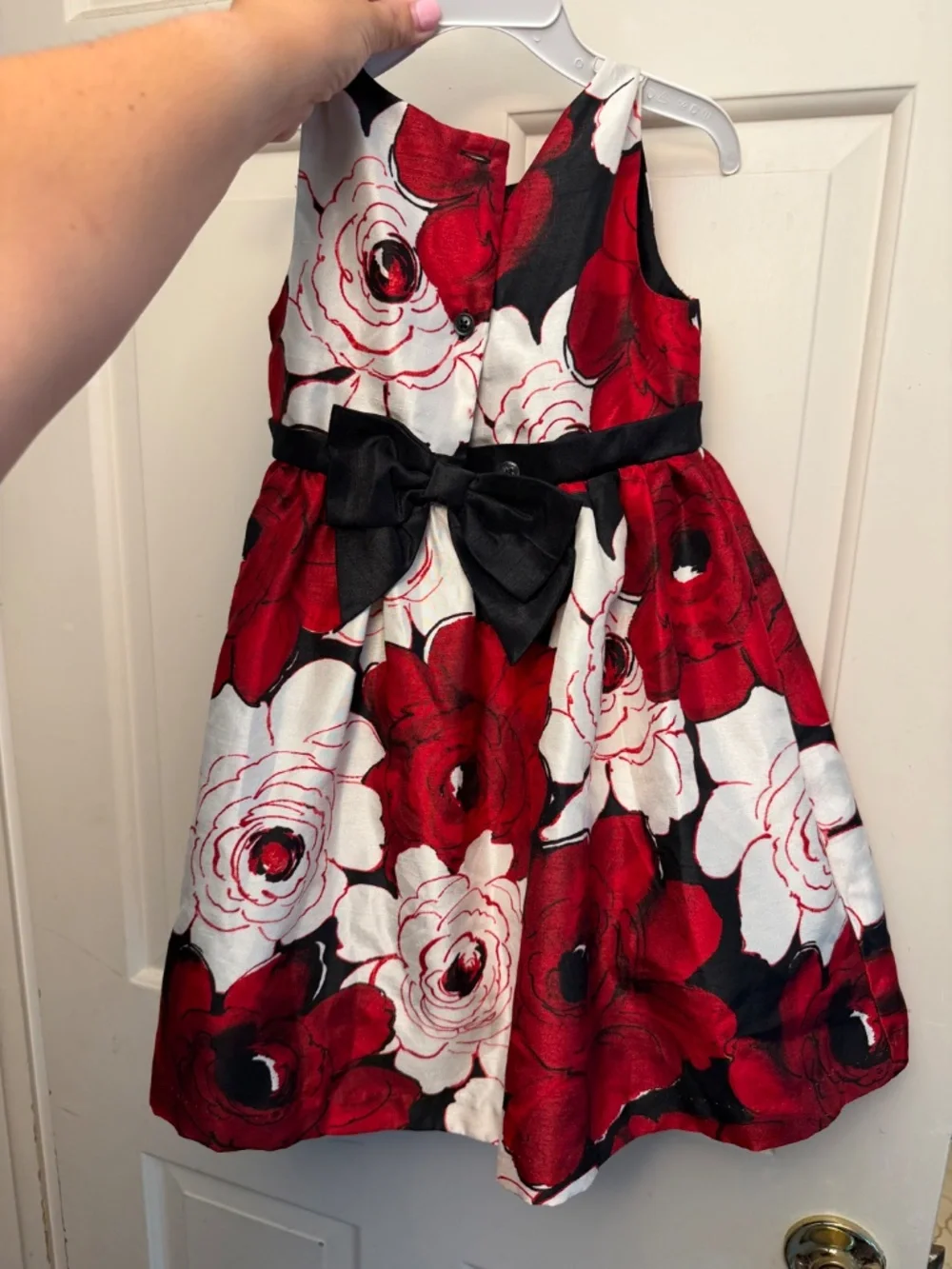 2 matching  dresses. size 5 and size 3t.